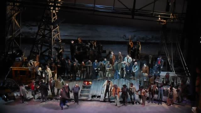 Curtain-call for "La Fanciulla del West" by Giacomo Puccini - Royal San Carlo Theatre in Naples