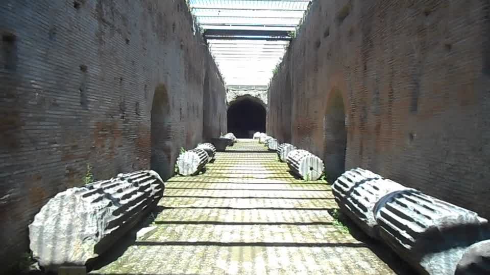 Main underground passage of Pozzuoli amphitheatre - 2nd century AD