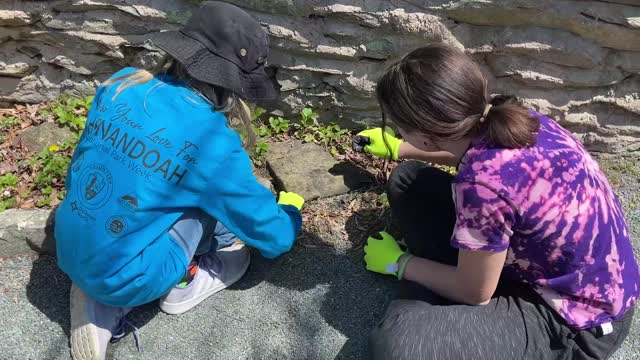 Girl Scouts at Rapidan Camp