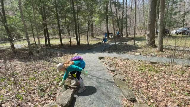 Girl Scouts at Rapidan Camp
