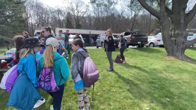 Girl Scouts at Rapidan Camp