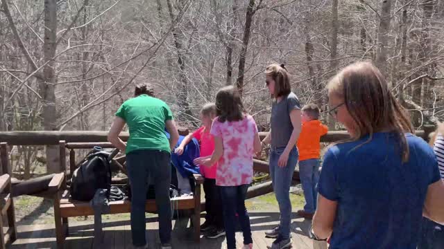Girl Scouts at Rapidan Camp