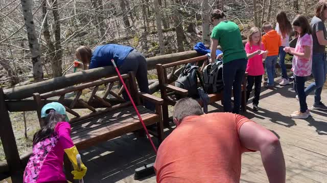Girl Scouts at Rapidan Camp