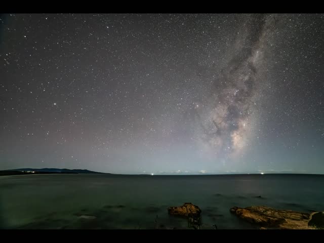 Milky Way timelapse video