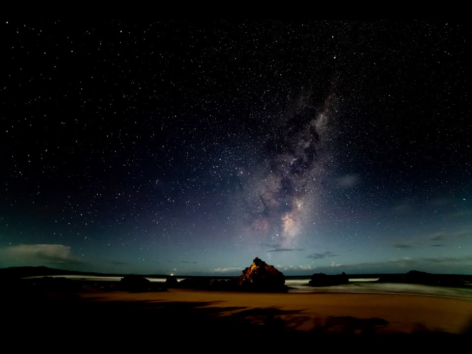 Milky Way timelapse video