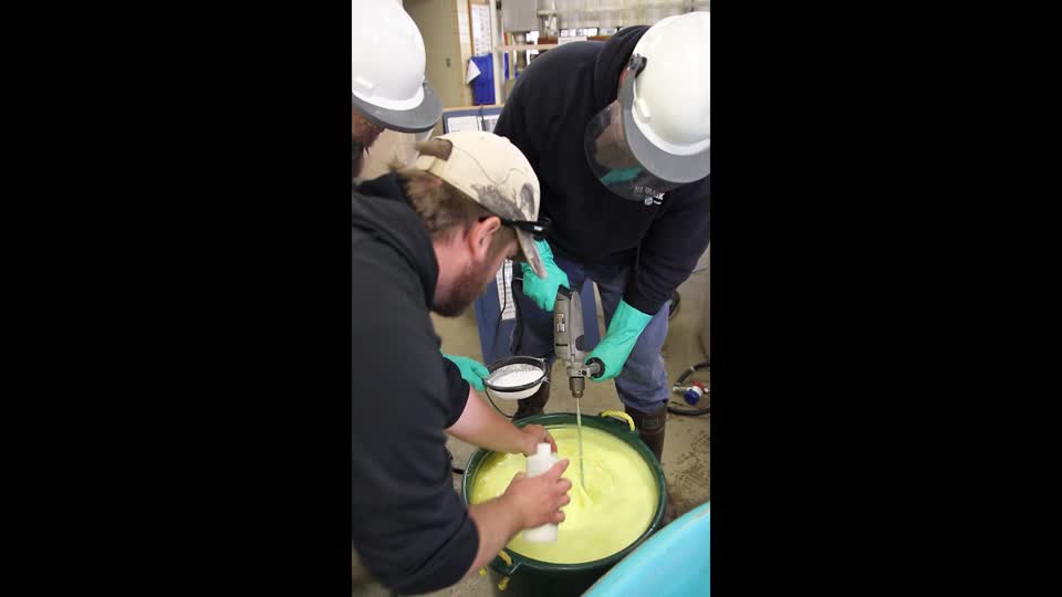 Immersive Marking for Walleye at Hatchery