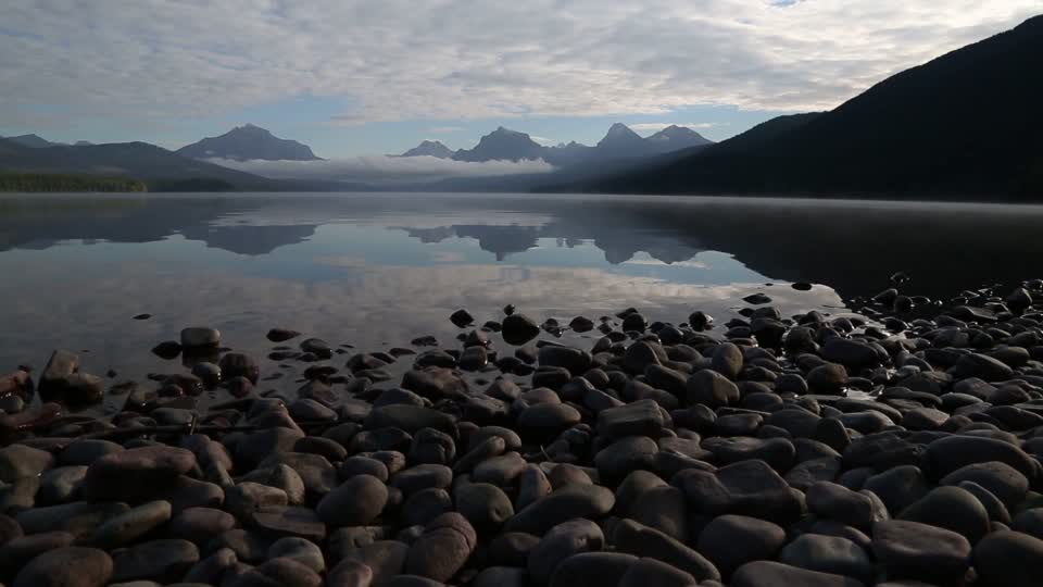 Misty Morning at Lake McDonald