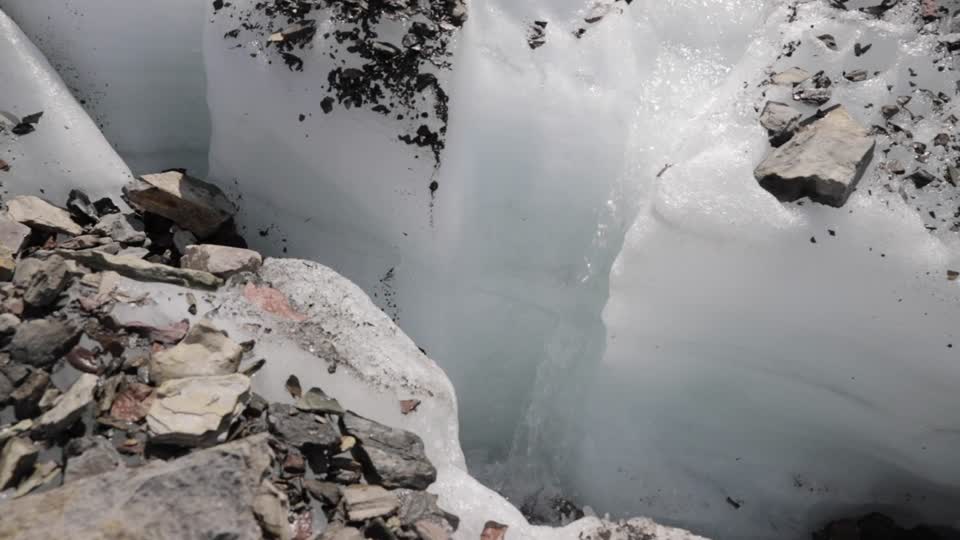 GRINNELL GLACIER ICE B FOOTAGE