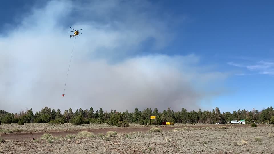 Slate Fire - Helicopter dip