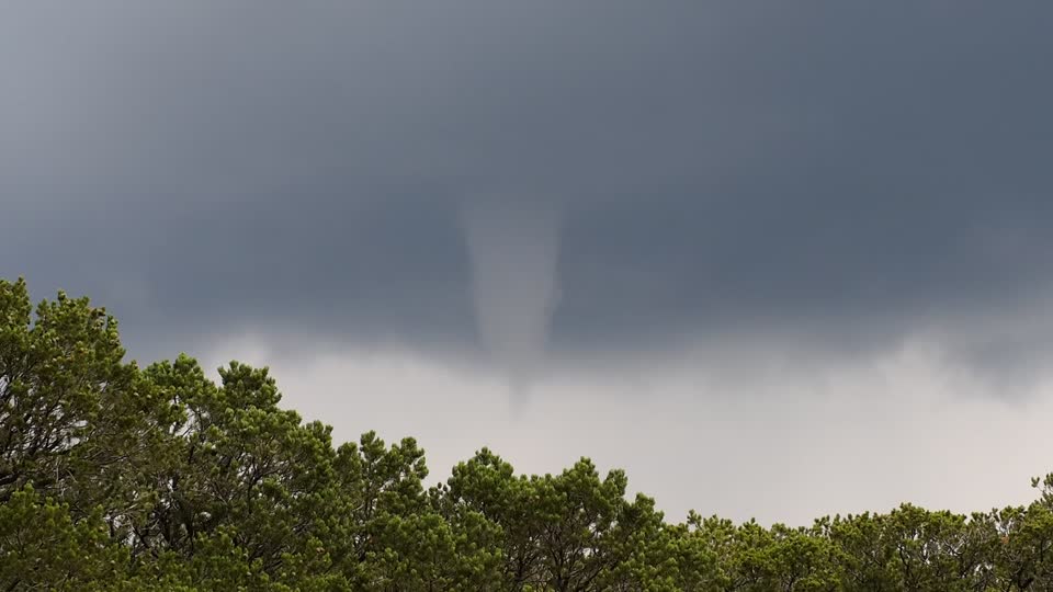 Funnel Cloud, 3 September 2021. Hart's Draw Rd. 7920', Abajo Mtns., UT. Robb Hannawacker