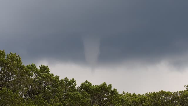 Funnel Cloud, 3 September 2021. Hart's Draw Rd. 7920', Abajo Mtns., UT. Robb Hannawacker