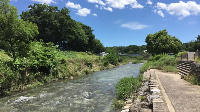 Yanase River in Nakazato, Kiyose-shi