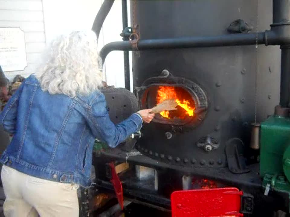 Feeding the donkey boiler