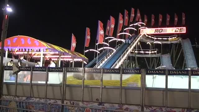 V19 Hydro Slide @ Night