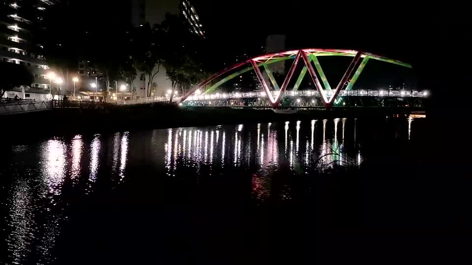 14 - Singapore River at Night