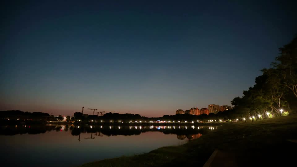 8 - Water sunset timelapse