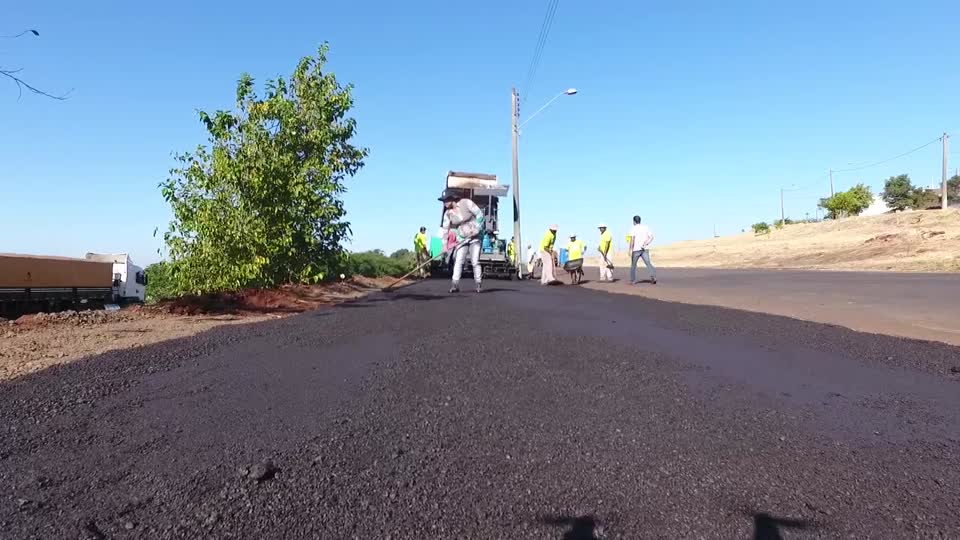 OBRAS ASFALTO - CICLOVIA JD. SANTA FÉ