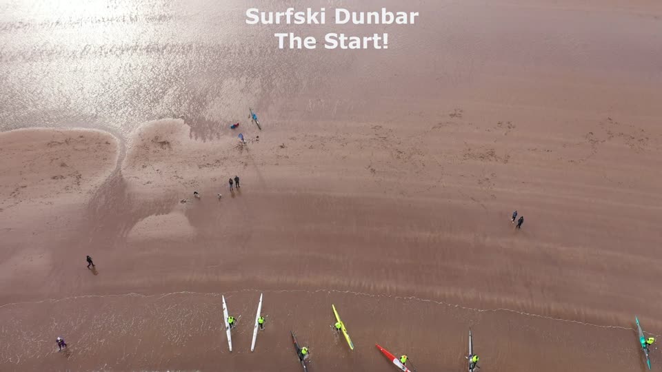 Surfski Dunbar start