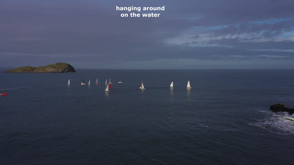 just hanging around