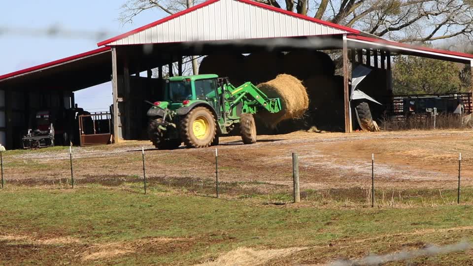 Tractor with Hay BRoll_20s