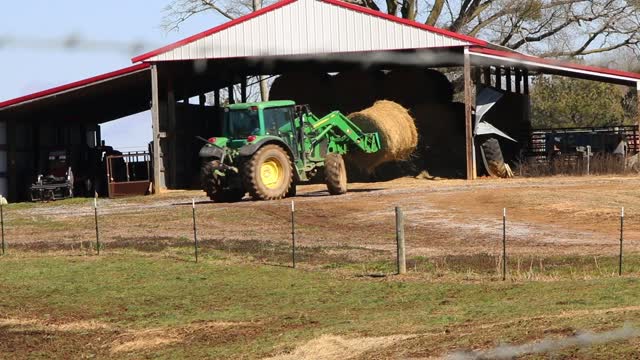Tractor with Hay BRoll_20s