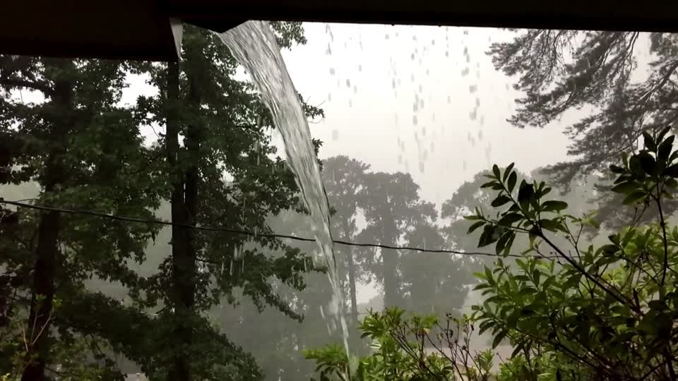 Stormy Weather_Rain from Gutter_Slo-mo_BRoll_10s