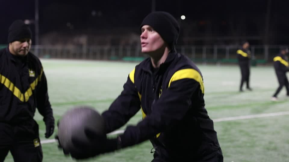 Soldiers participate in ACFT training as part of Thunder Academy