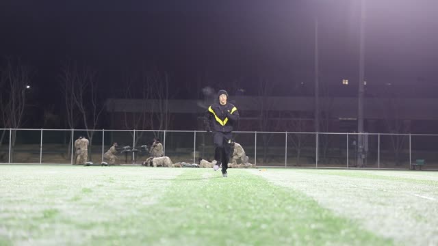 Soldiers participate in ACFT training as part of Thunder Academy