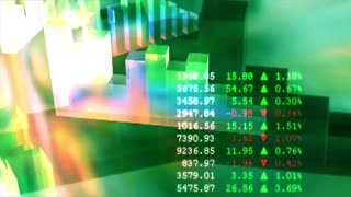 Stock Market Charts And Graph Animation