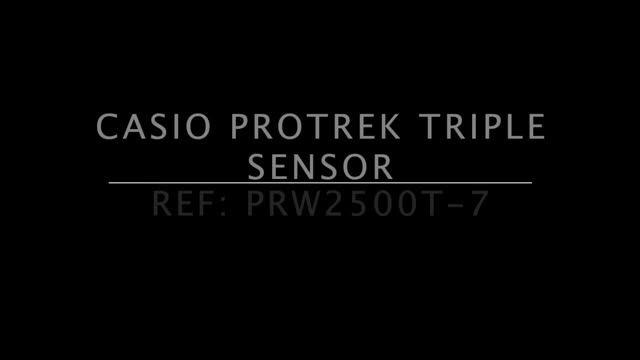 Casio Pro Trek Triple Sensor Mens Watch Review Model PRW2500T