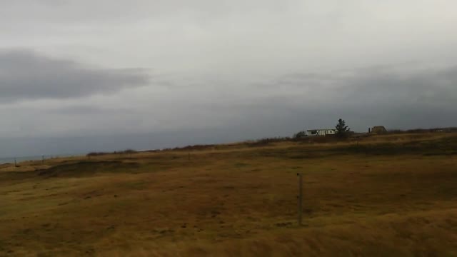 Flat Iceland from car
