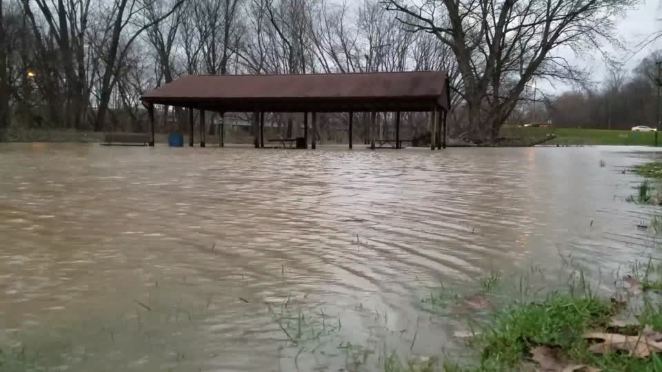Flooding at Hocking River