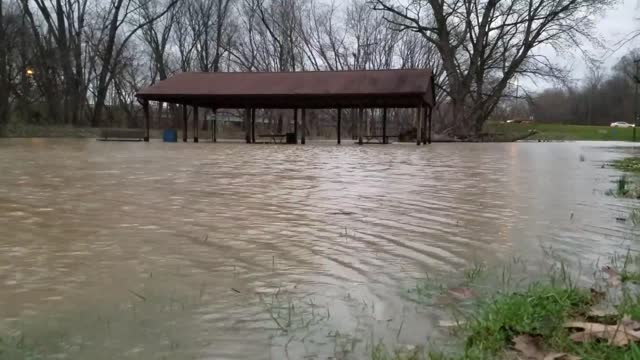 Flooding at Hocking River