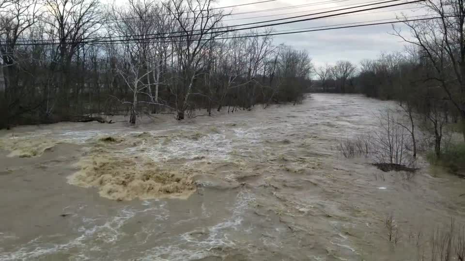 Flooding at Hocking River