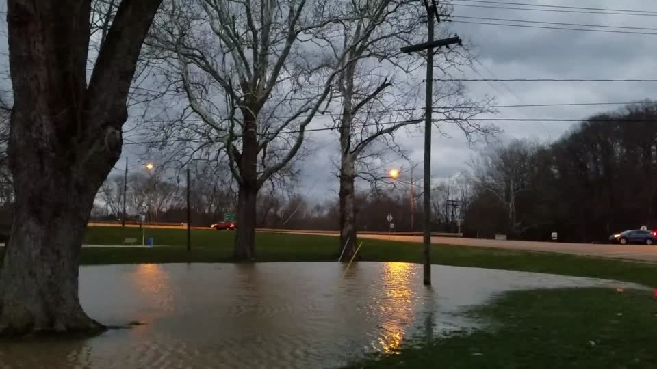 Flooding at Hocking River