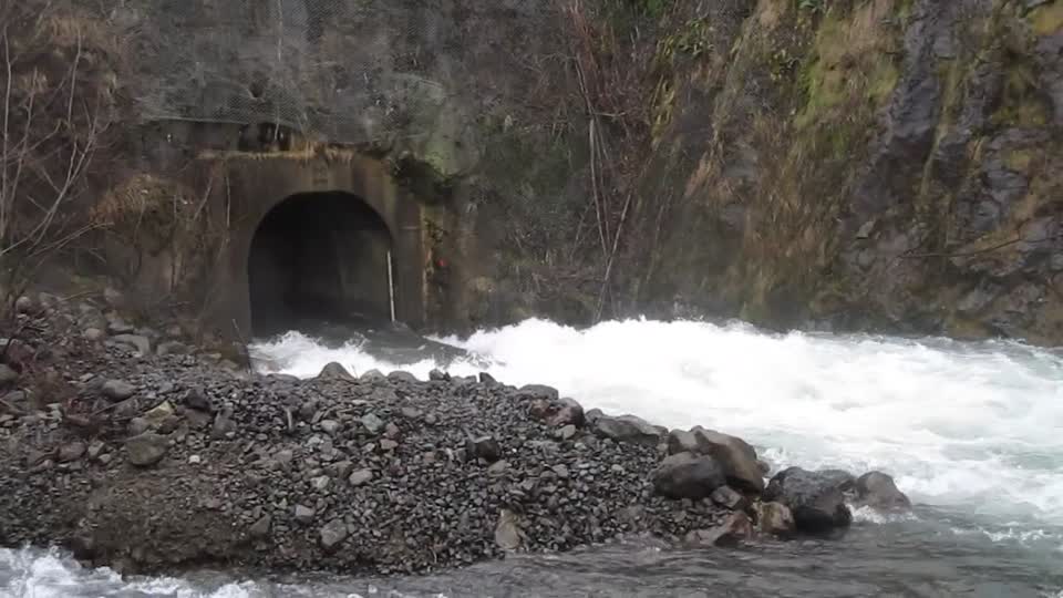Spirit Lake Tunnel Outlet - Flowing 3