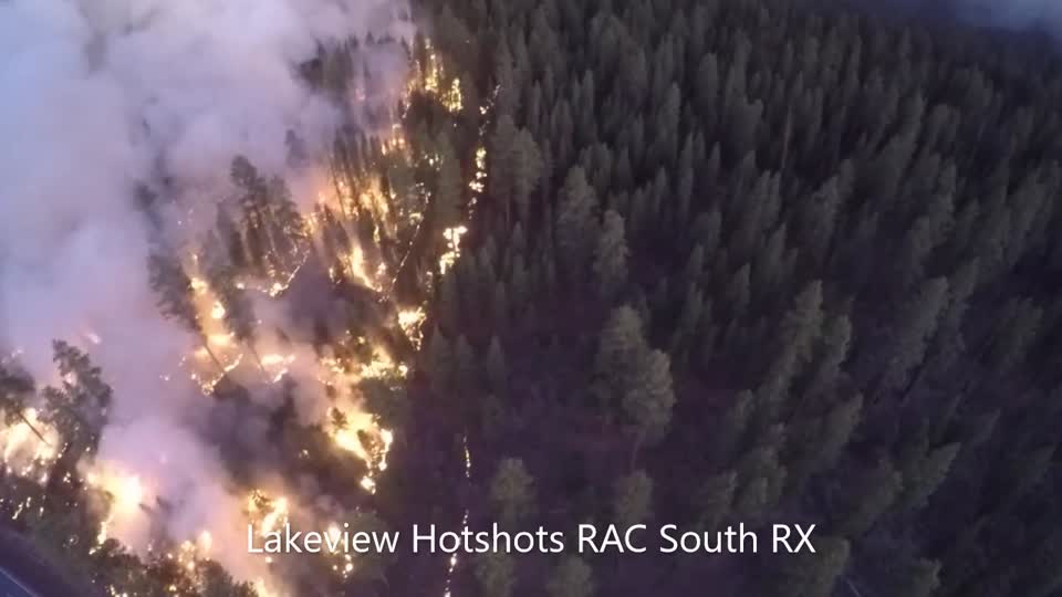 Prescribed Burn on Fremont-Winema National Forest, Spring 2018