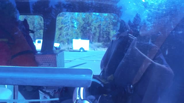 Back of a Fire Vehicle