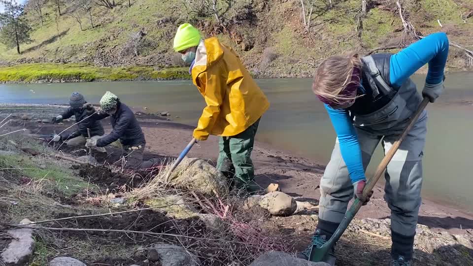 20210226-CRGNSA-Klickitat Wild and Scenic River-Erosion abatement project, U.S. Forest Service video