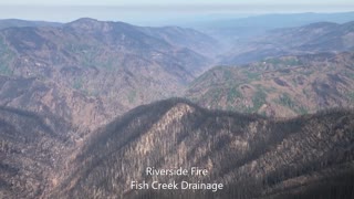 Riverside Fire Fish Creek drainage, Mt. Hood National Forest