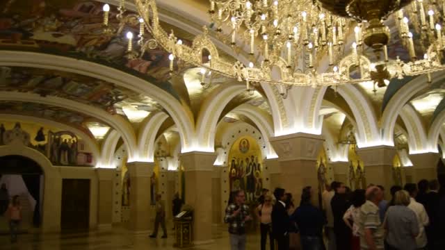 Bucharest to Budapest. Belgrade. Serbia. St Sava Church the world's largest orthodox cathedral.  The crypt of the cathedral is finished as of May 2018.  When we were there a wedding was taking place.
