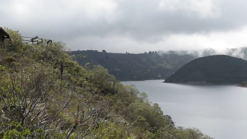 Ecuador. Cuiacocha, a crater lake.