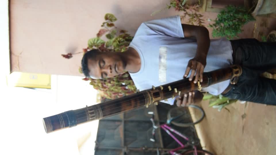 Madagascar.  Antananarivo to Antsirabe. This instrument is a valiha.  Please read notes and listen to some of the music it can made to play. below.