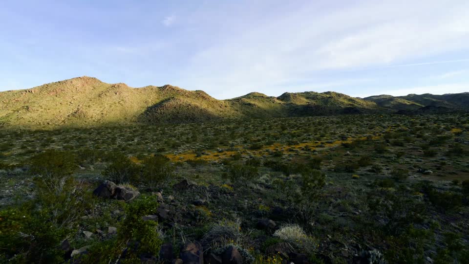 Contact Mine shadows on hills timelapse