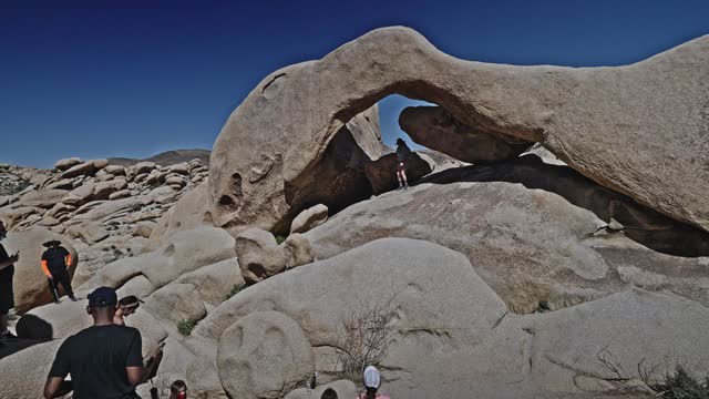 A Busy Day at Arch Rock
